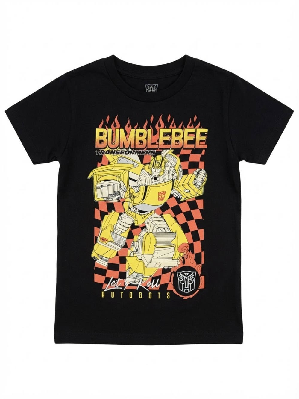 Transformers Bumblebee Boys Graphic Tee - Black & Yellow